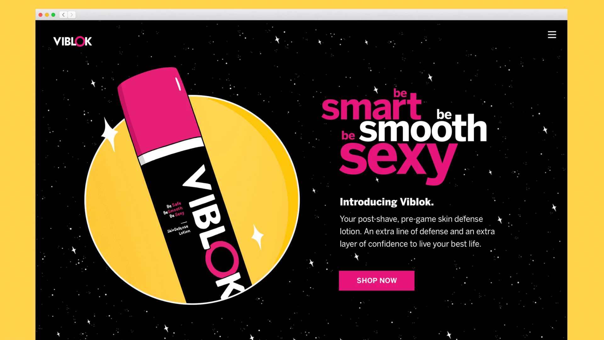 25 0908 Viblok Website mockup